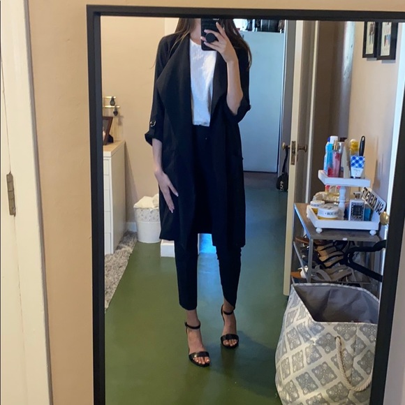 Black Duster Jacket - Picture 1 of 5